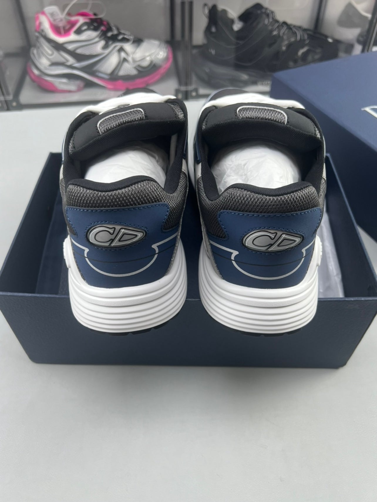 DIOR B30 SNEAKERS NAVY